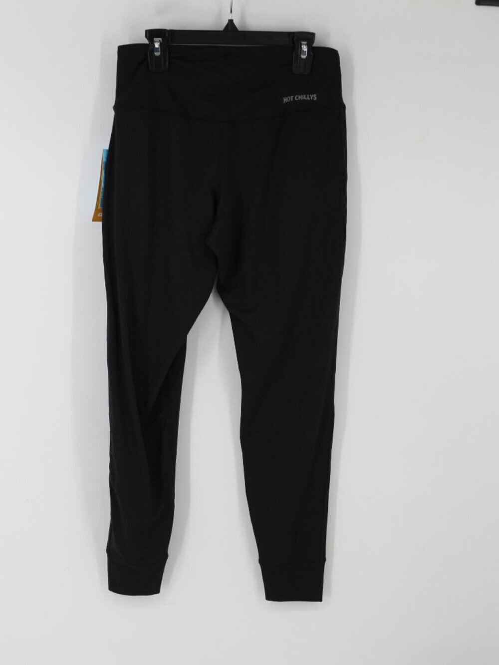 NWT Hot Chillys Clima Tek Jogger Black Athletic Leggings Small